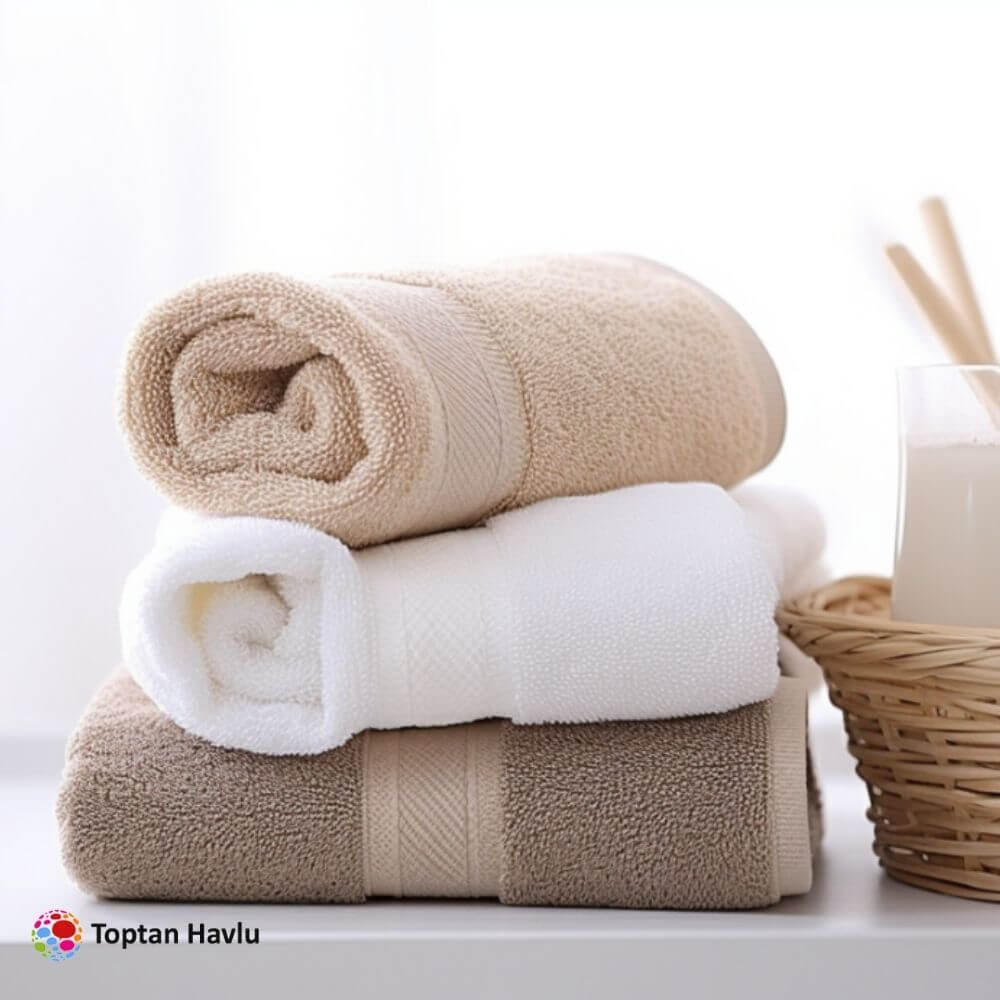 Otel Havlu Takımı (El, Banyo, Ayak Havlusu)