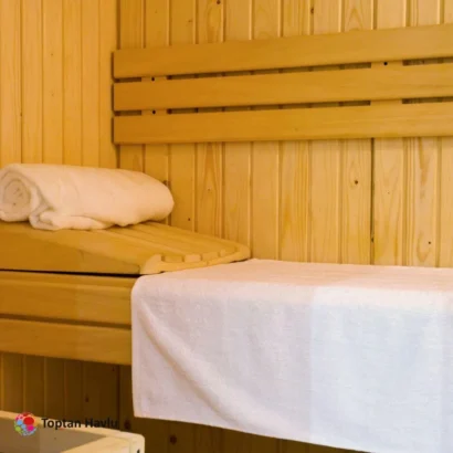 Sauna Havlusu 70x180 Beyaz